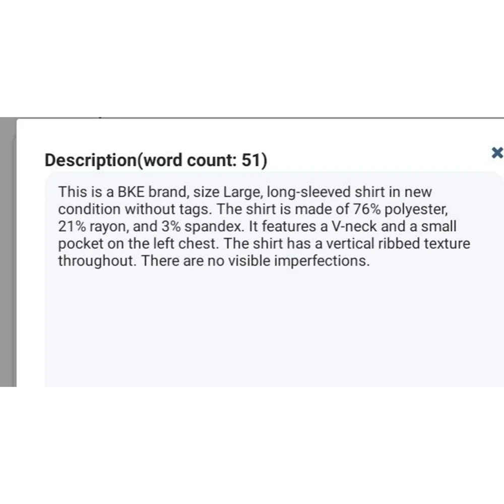 🛍 💕NWOT 💕Women's BKE Long Sleeve Top Size L Brown - Picture 8 of 8